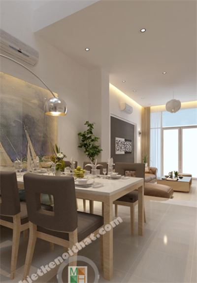 Thiết kế nội thất nhà phố, quận Bình Thạnh, Tp Hồ Chí Minh - Chị Hiền